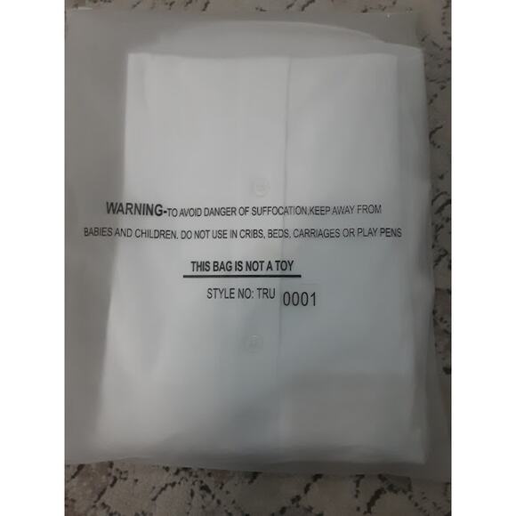 TruWear Men’s Dress Shirt 2XL 18 1/2 White Performance Stretch NWT - Picture 3 of 3